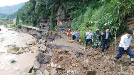 四川叙永发生洪灾 已致11死13人失联