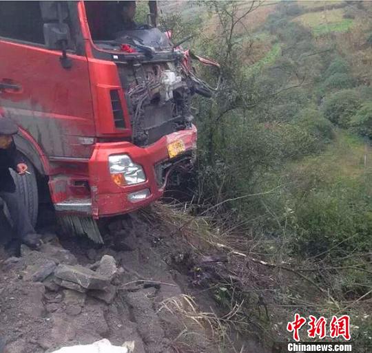肇事货车 钟欣 摄 肇事货车 钟欣 摄